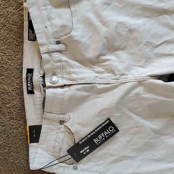 BUFFALO David Bitton DAILY Mid Rise Skinny Ankle Grazer Jeans Pants Size 6/28 NW - Picture 2 of 4